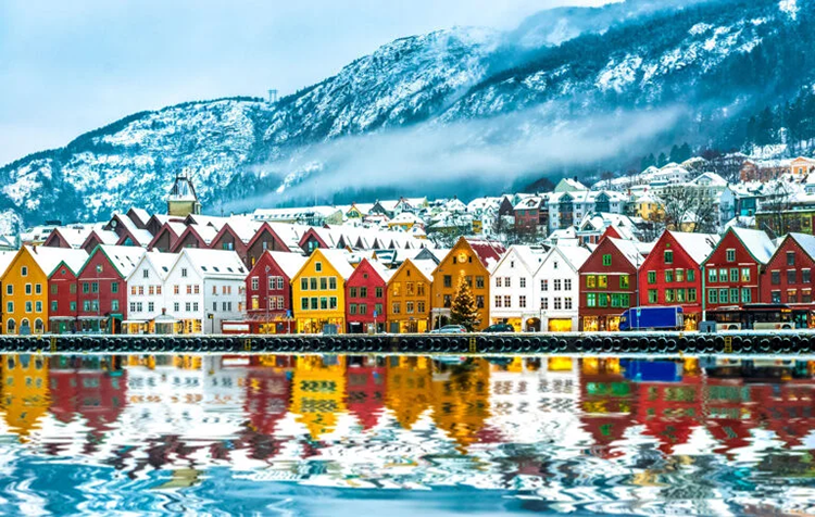 Bergen in the winter